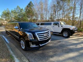 2 hummer stretch limousines